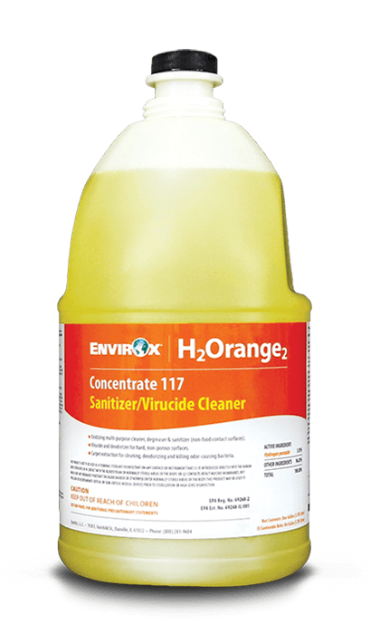 H2ORANGE2 PLUG SANITIZE/ VIRUCIDE CLNR 4/1GL/CS